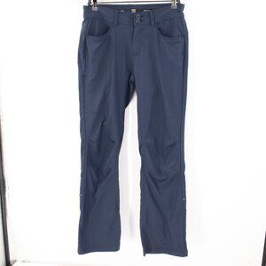 Prana Halle II Pants Womens 8 Regular Standard Fit UPF 50+ Roll Up Hem bootcut
